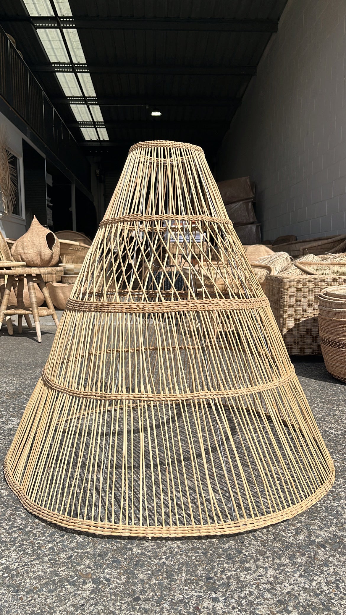 Imperfect - Chipewa Cane Pendant Light