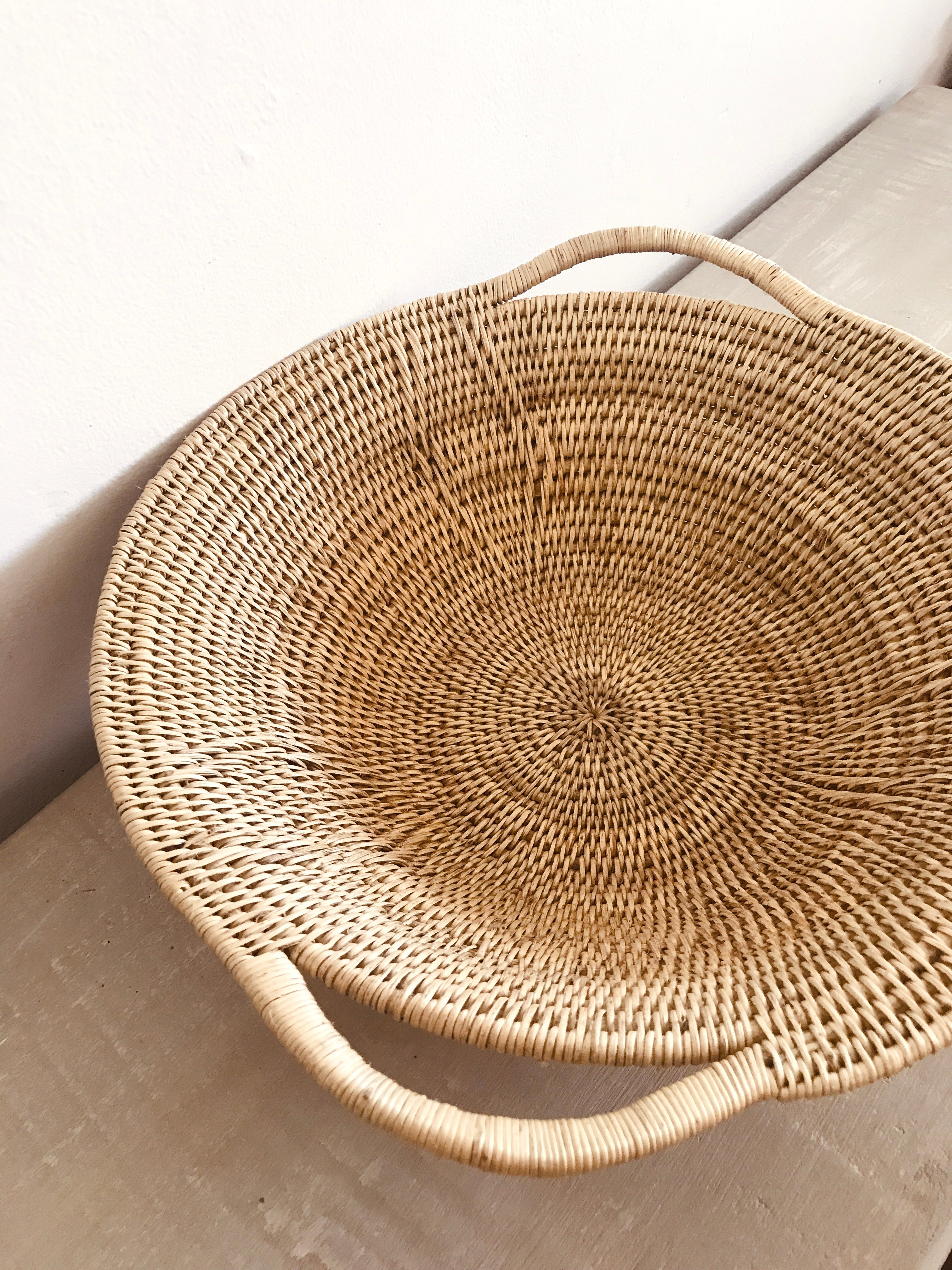 Serenje Woven Rattan Bowl