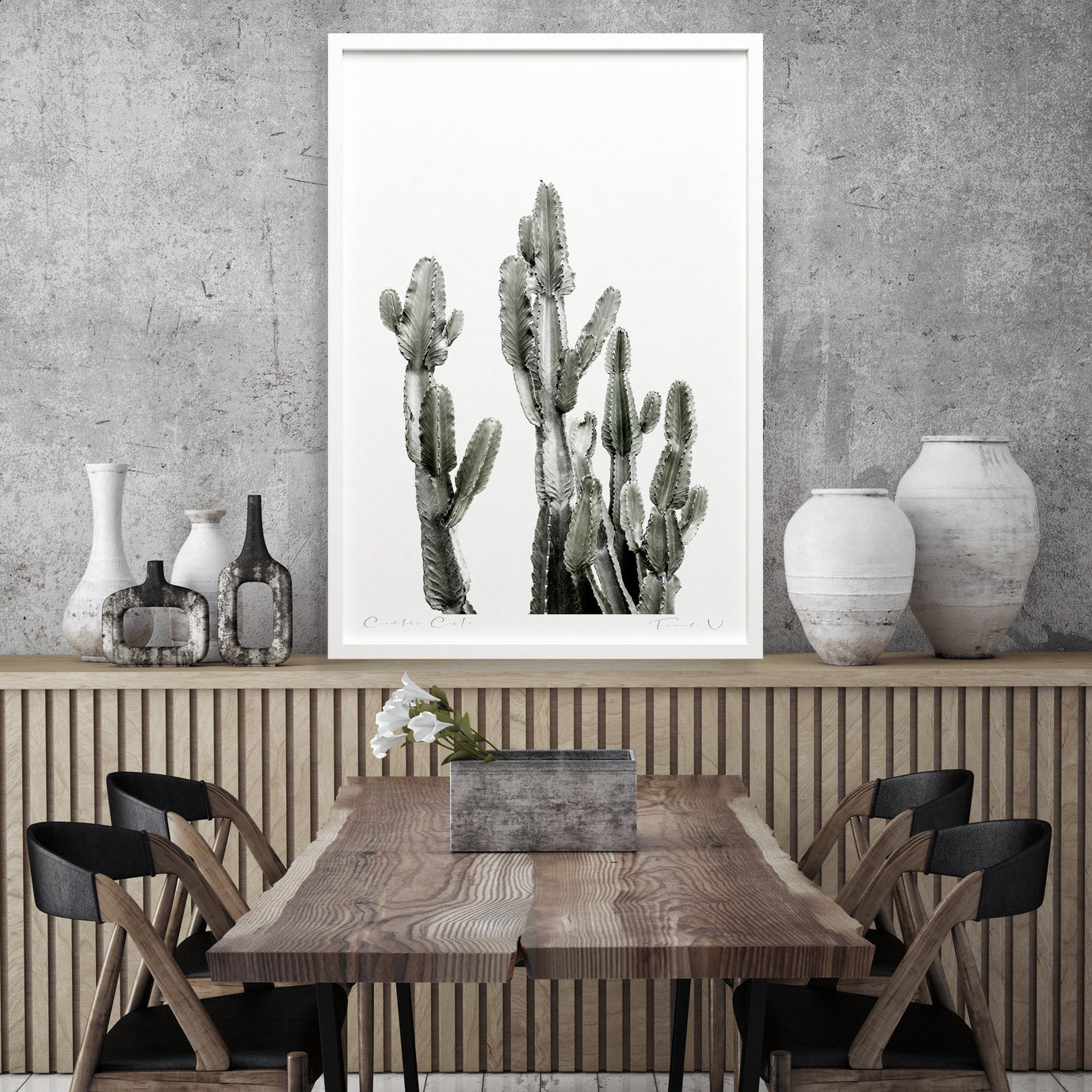 Candelabra Cactus - African Cactus Botanical Fine Art Photographic Print